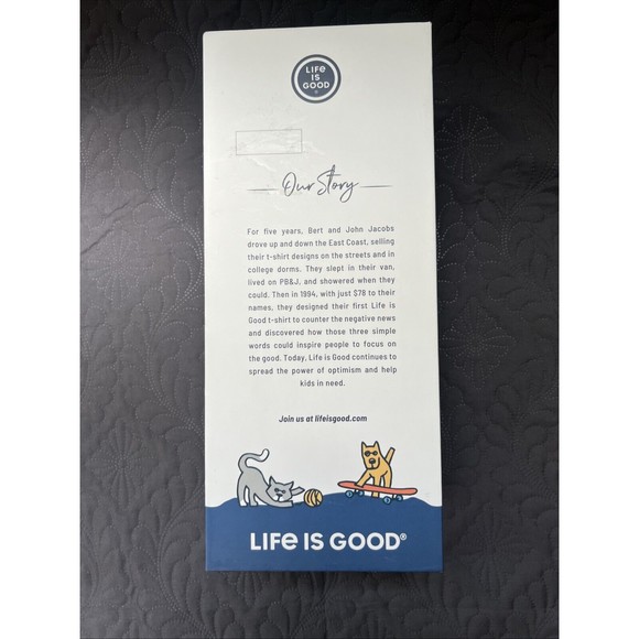 NIB LIFE IS GOOD 40 OZ  STAINLESS STEEL INSULATED TUMBLER "ILL BE WATCHING YOU" - Picture 4 of 8